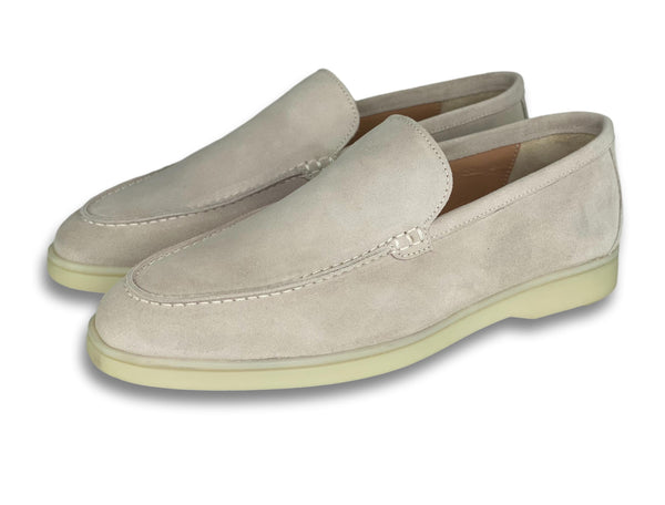 ARMIN OEHLER men\'s Milan low top suede loafer in linen size 12 NEW ARMIN OEHLER men main image 4