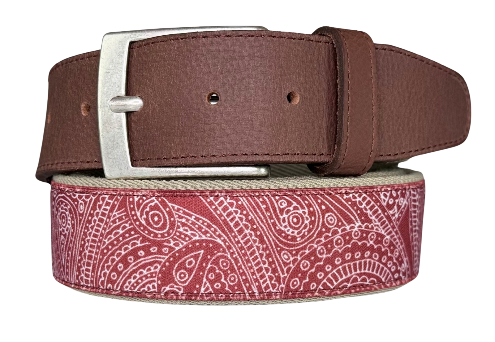 Flex Comfort Stretch Ribbon Belt Paisley II