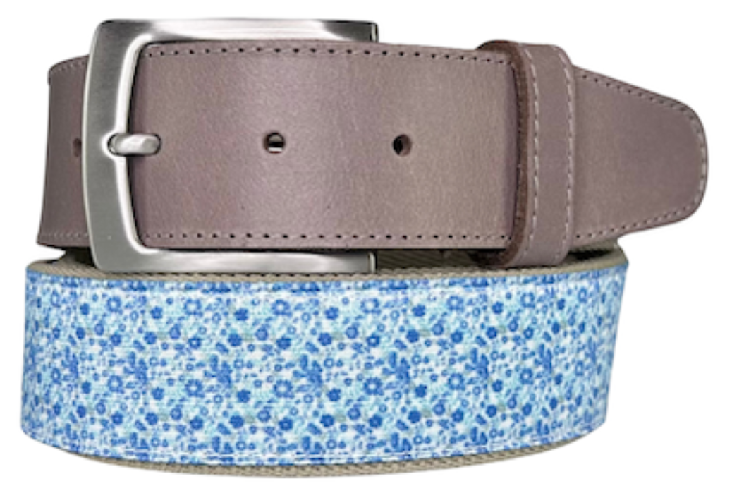 Flex Comfort Stretch Ribbon Belt Floral