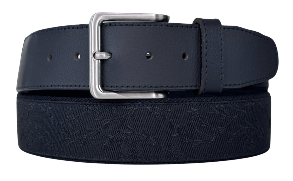 Flex Comfort Stretch Ribbon Belt Black