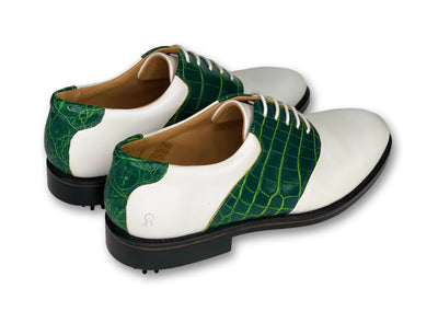 Two-Tone Nile Crocodile Golf Shoe