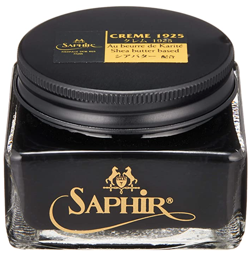 Black Cream Leather Shoe Polish Saphir Medaille d Or Pommadier